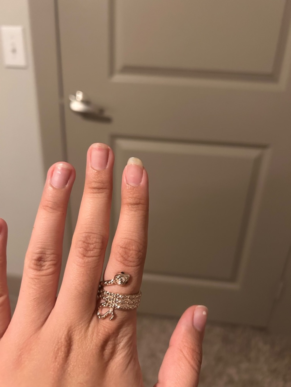 Snake Ring Set in Rose Gold